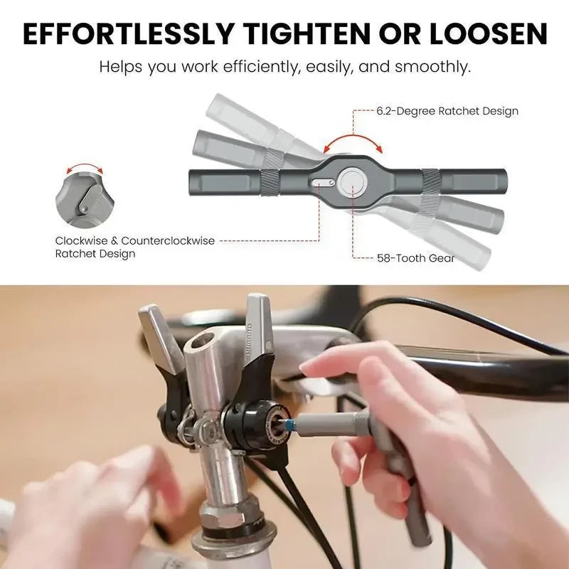 Compact Magnetic Screwdriver Set