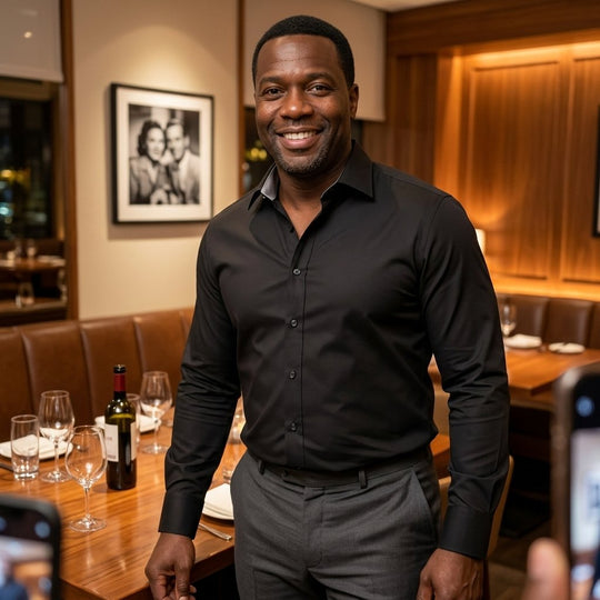 Marcus, wearing the shirt