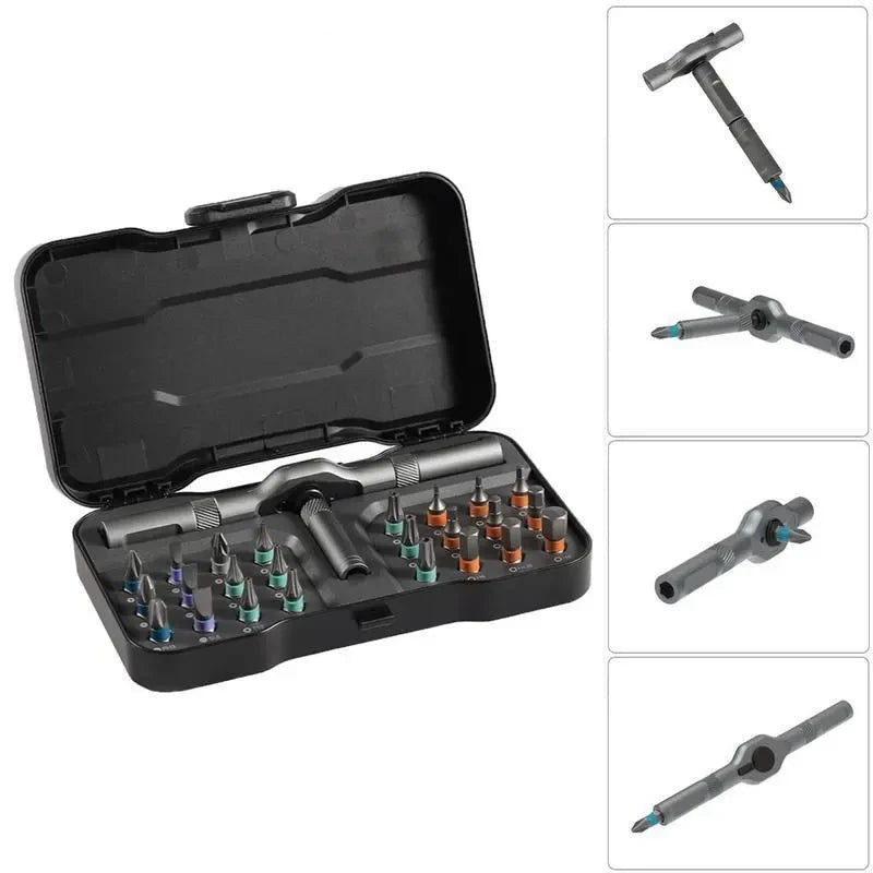 Compact Magnetic Screwdriver Set