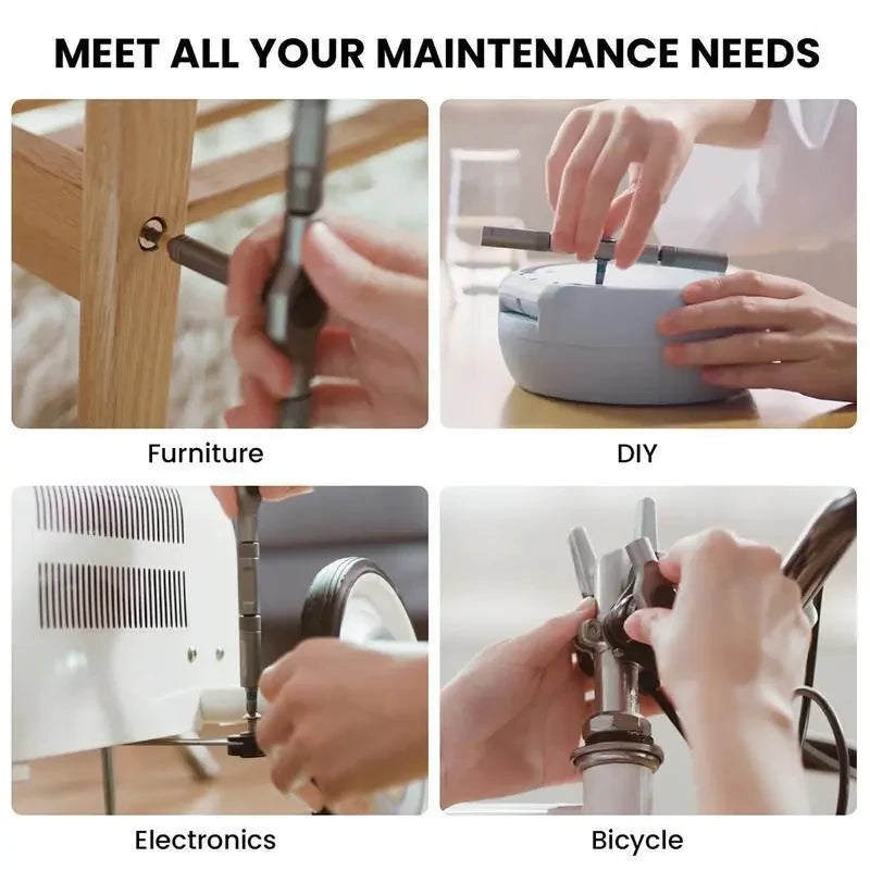 Compact Magnetic Screwdriver Set
