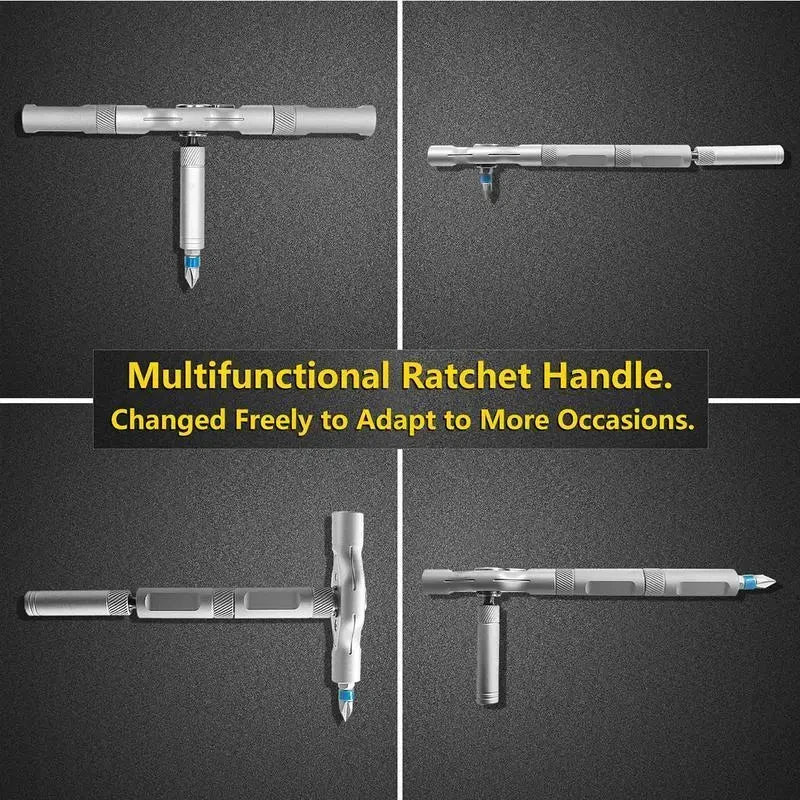 Compact Magnetic Screwdriver Set