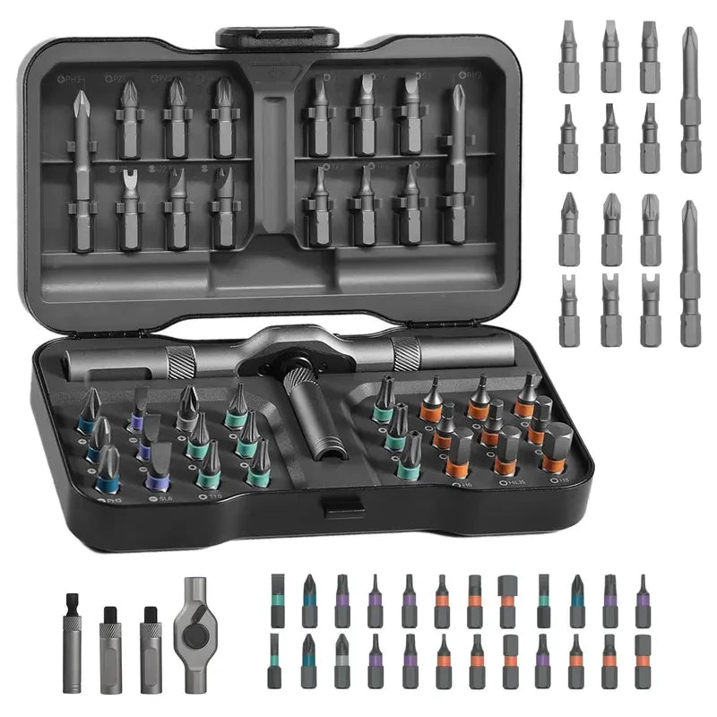 Compact Magnetic Screwdriver Set