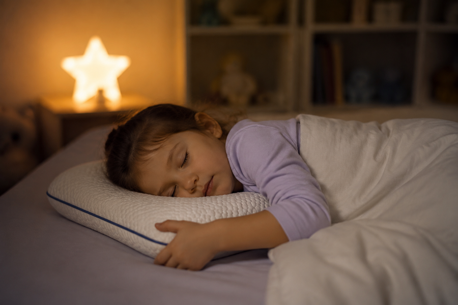 Back, side and hug sleeping positions supported