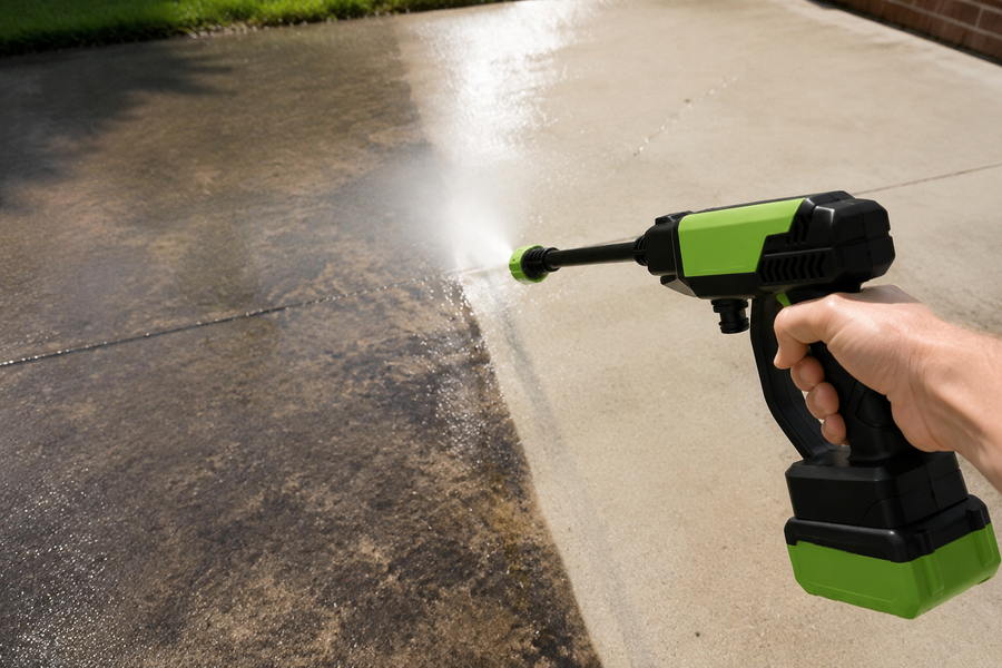 Strong spray modes lifting stubborn dirt