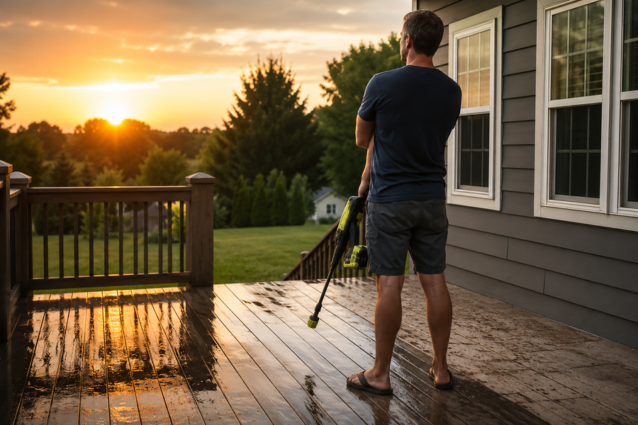 The Selorna cordless power washer, 90-day risk-free