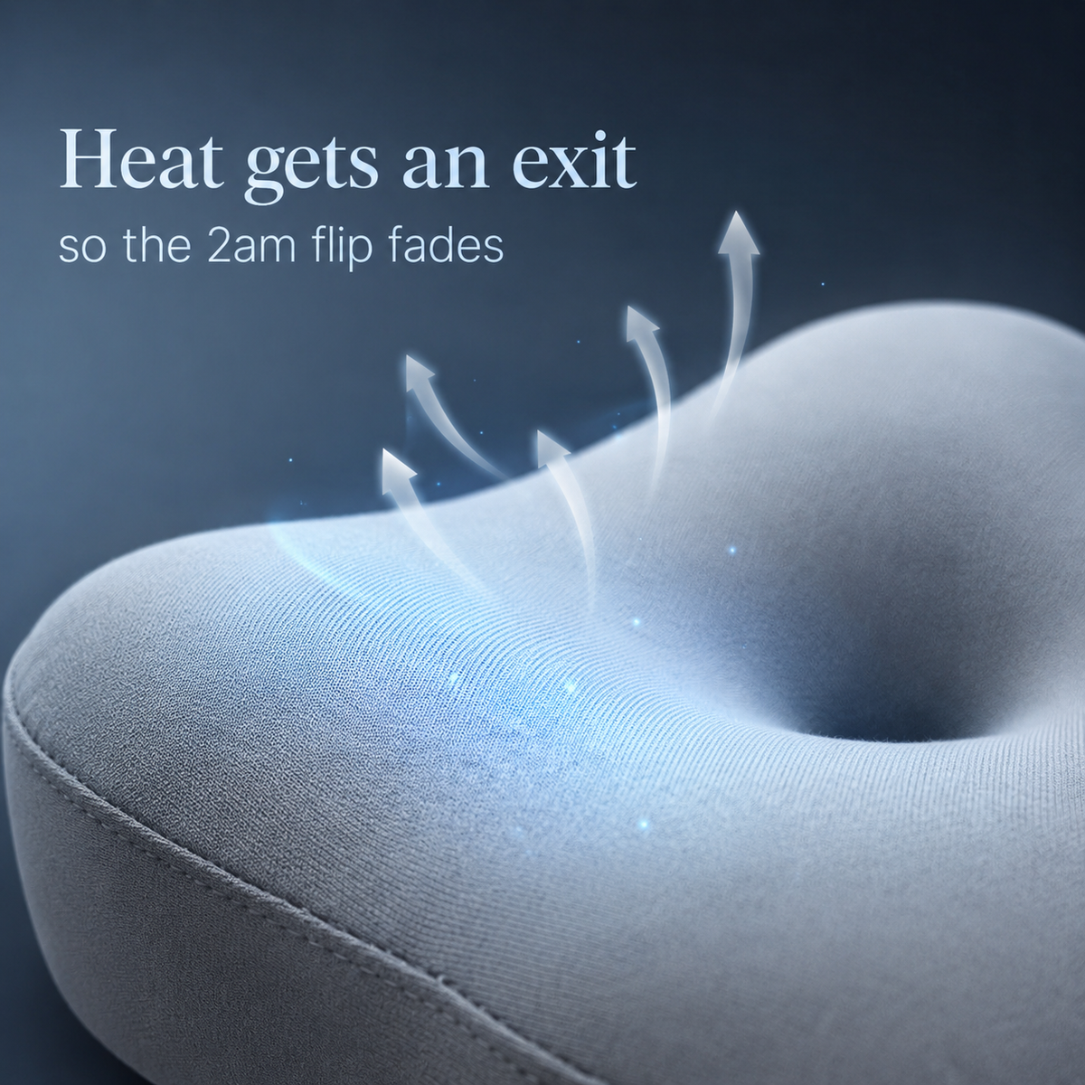 Heat gets an exit - breathable cooling cover