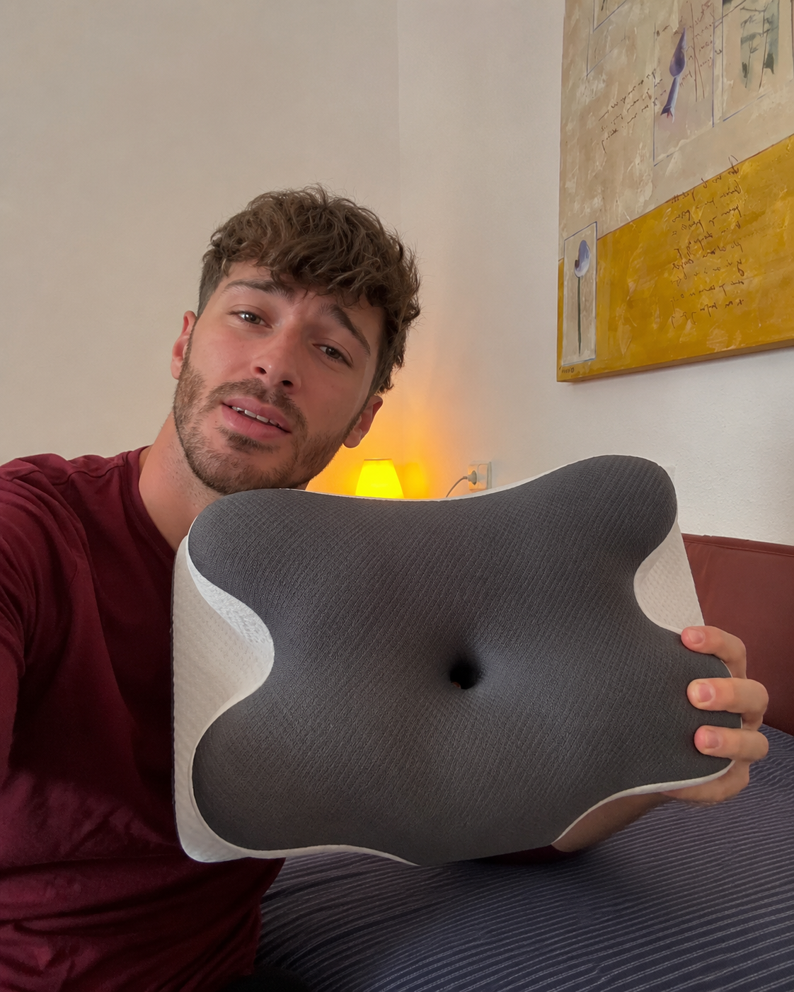 Selorna neck pillow customer photo