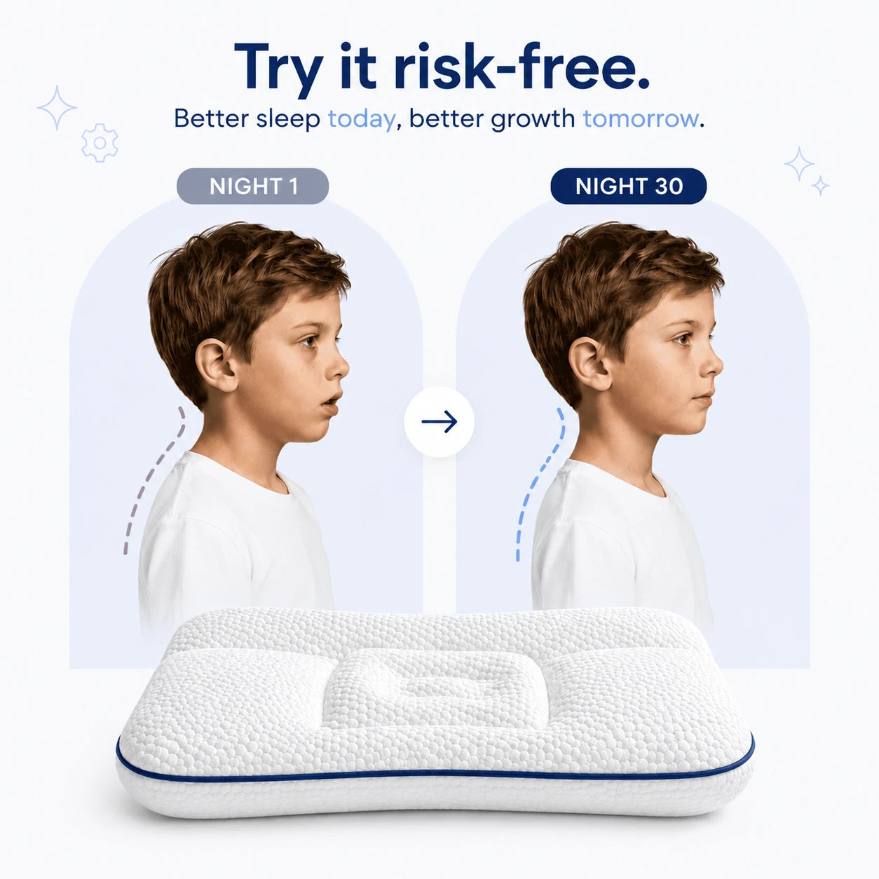 Kids Ergonomic Posture Pillow