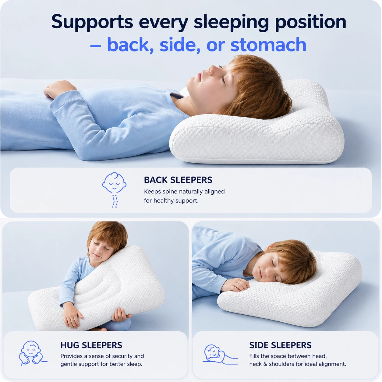 Kids Ergonomic Posture Pillow