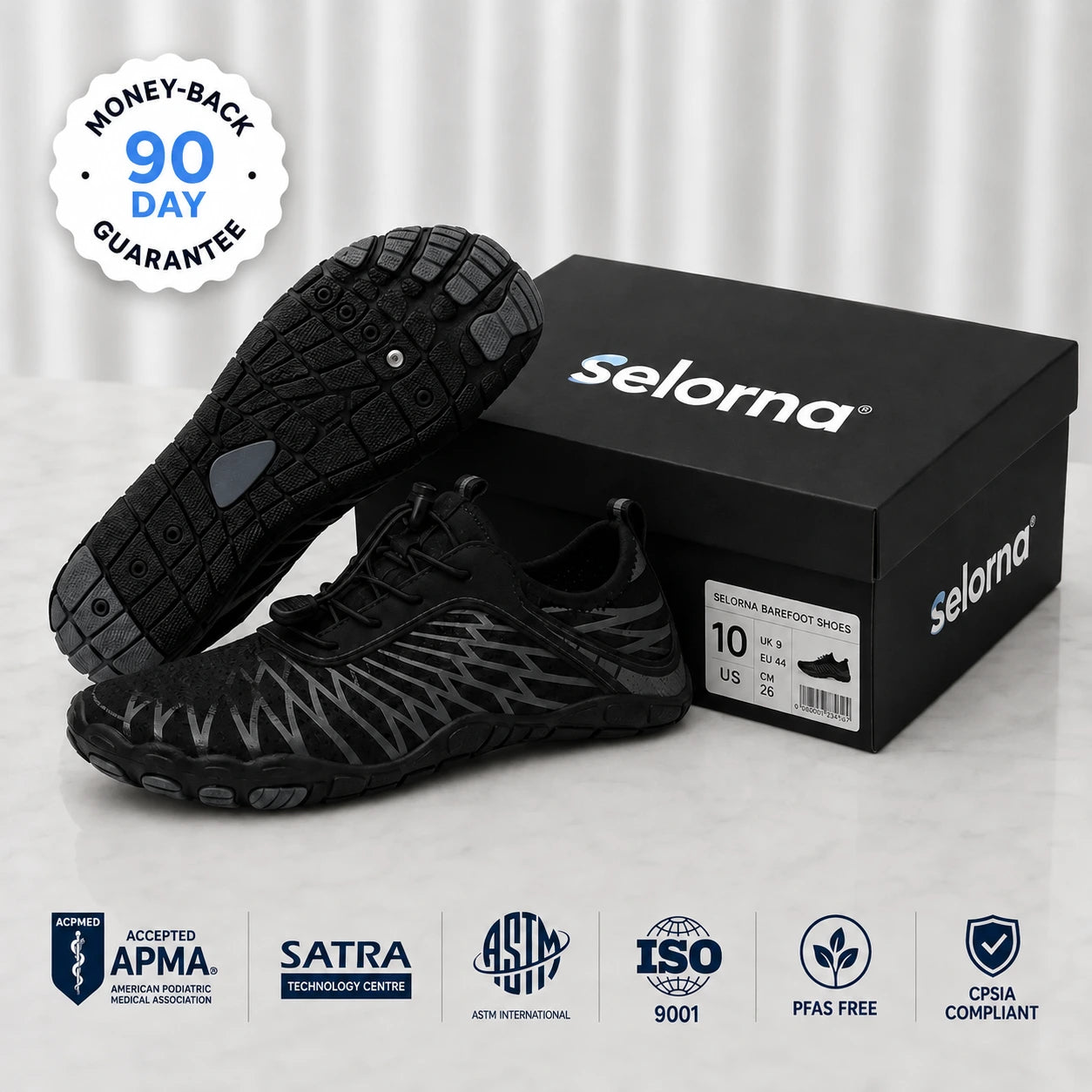 Selorna™ Grounding Walking Shoes