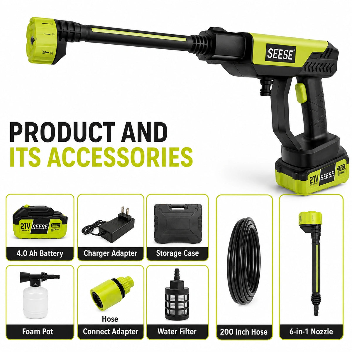 Cordless Portable Pressure Washer