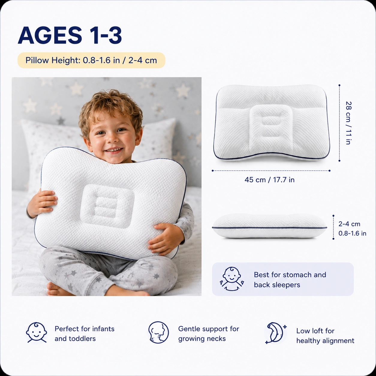 Kids Ergonomic Posture Pillow