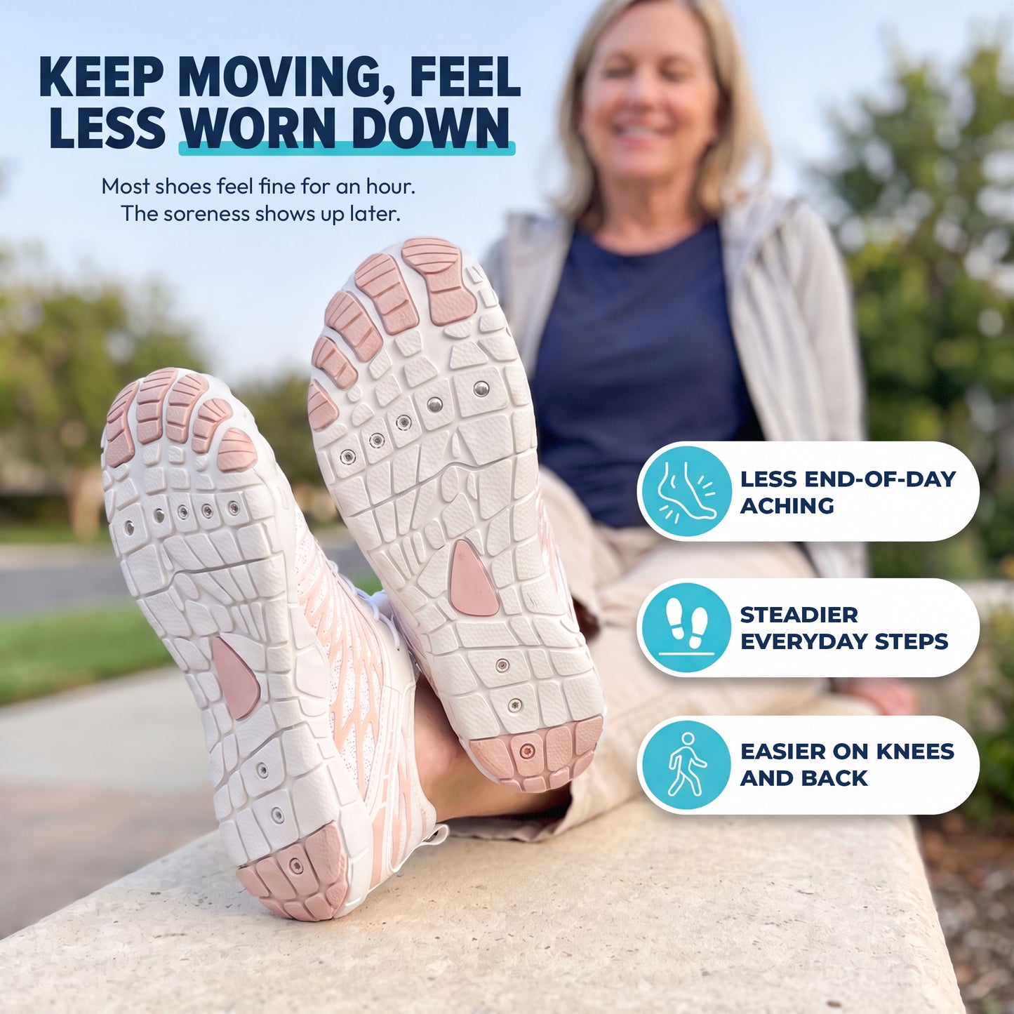 Selorna™ Grounding Walking Shoes
