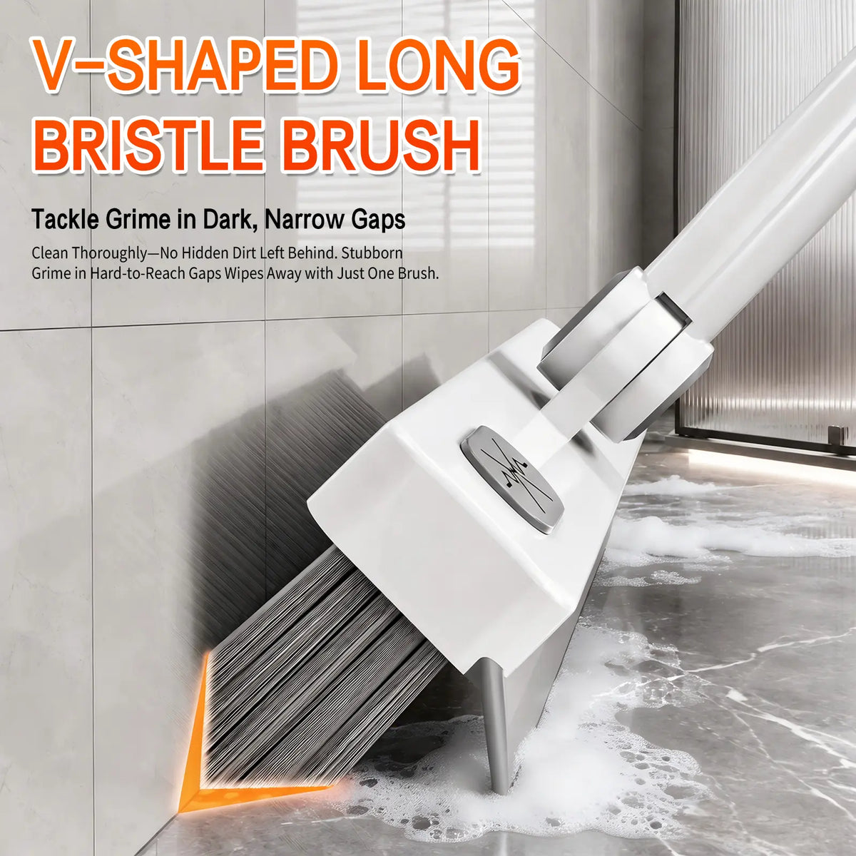 SOPAMI 360° Rotating Gap Cleaning Tool - Extendable Adjustable No-Touch Cleaner for Windows, Sliding Doors, Narrow Spaces, Home Deep Cleaning