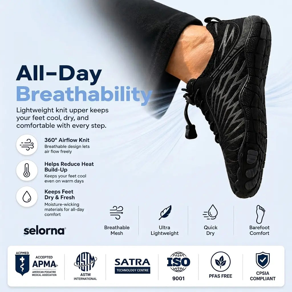 Selorna™ Grounding Walking Shoes