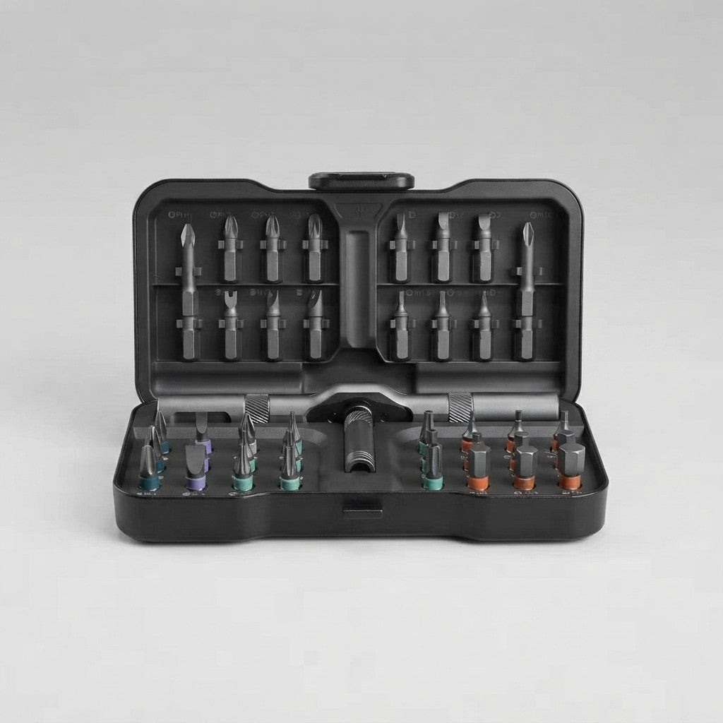 Compact Magnetic Screwdriver Set