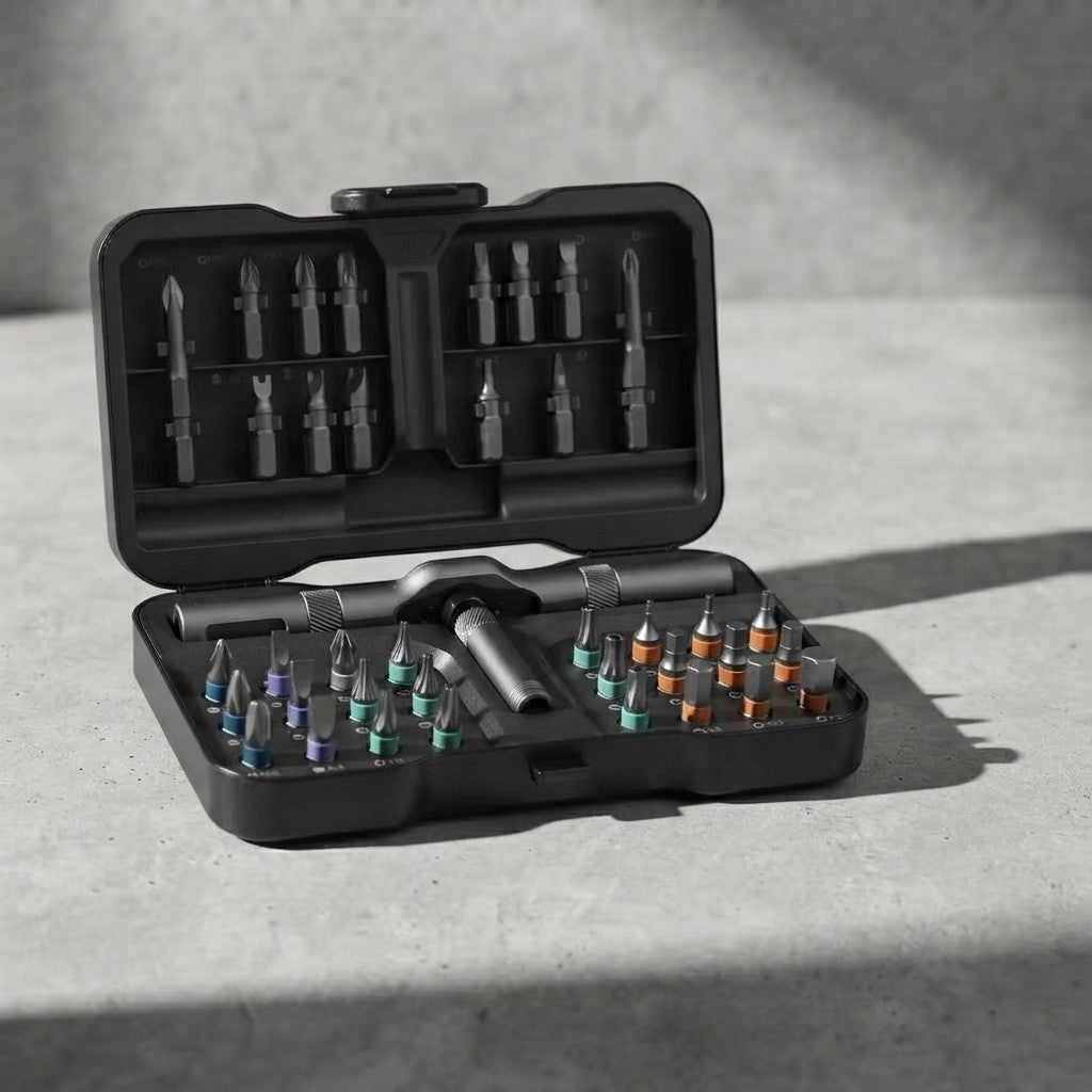 Compact Magnetic Screwdriver Set