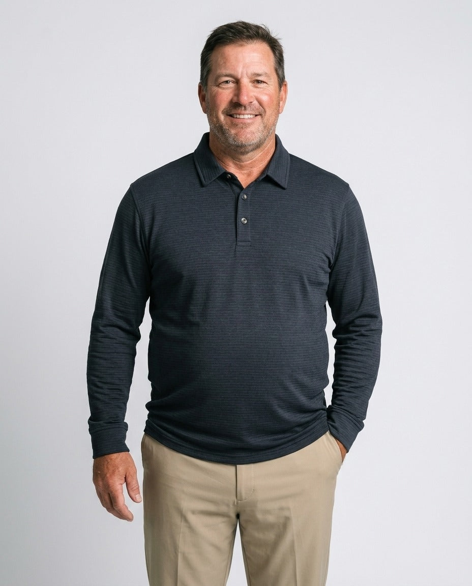 Selorna Back Nine Long Sleeve Polo
