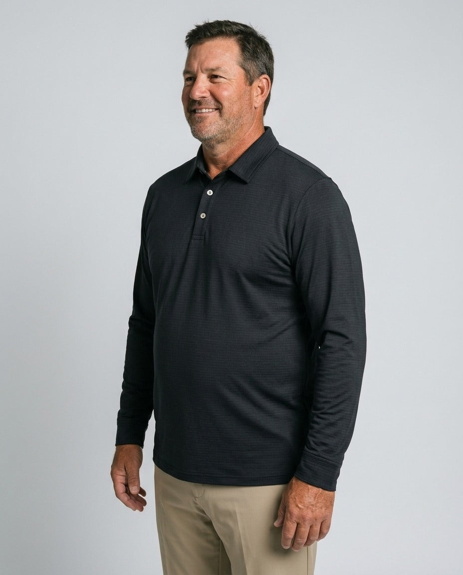 Selorna Back Nine Long Sleeve Polo