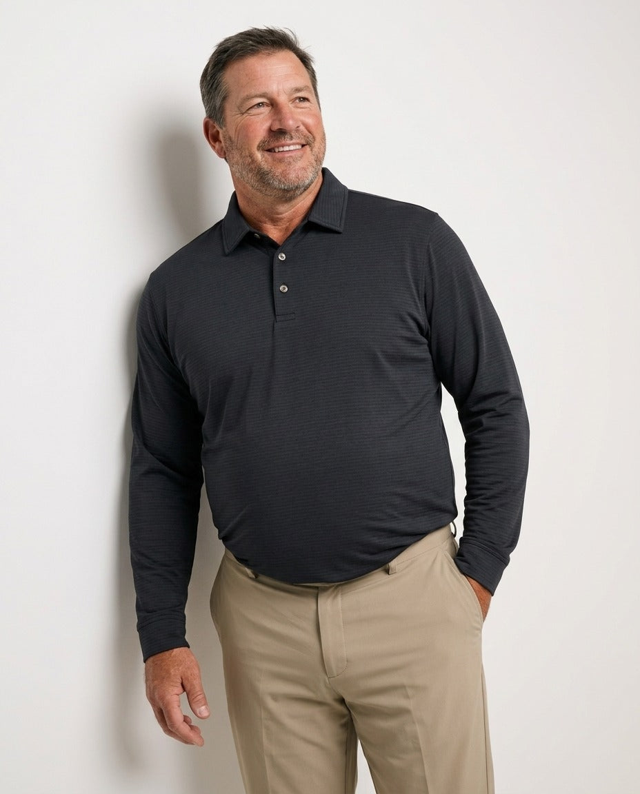 Selorna Back Nine Long Sleeve Polo