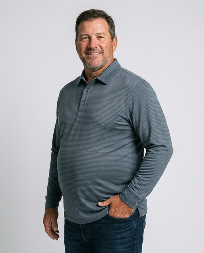 Selorna Back Nine Long Sleeve Polo