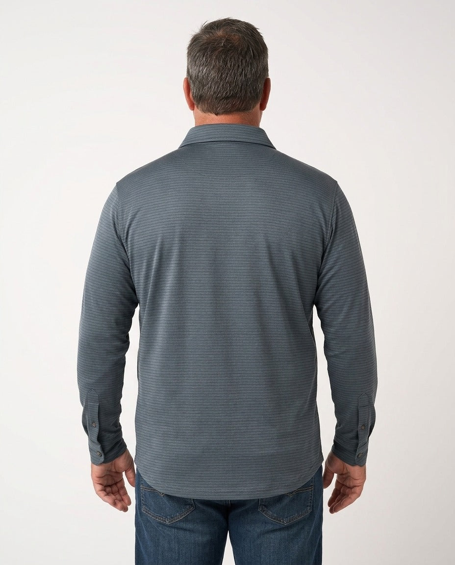 Selorna Back Nine Long Sleeve Polo