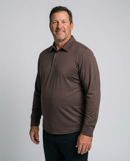 Selorna Back Nine Long Sleeve Polo