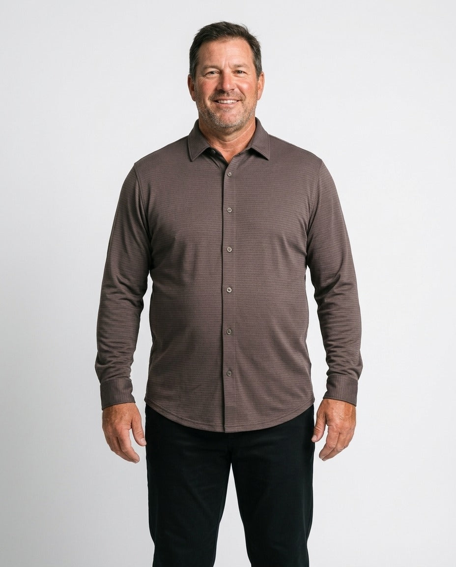Selorna Back Nine Long Sleeve Polo