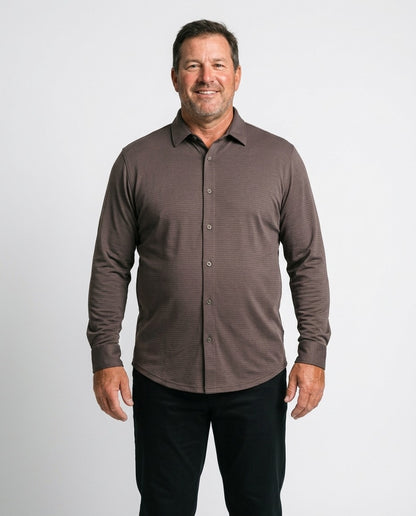 Selorna Back Nine Long Sleeve Polo