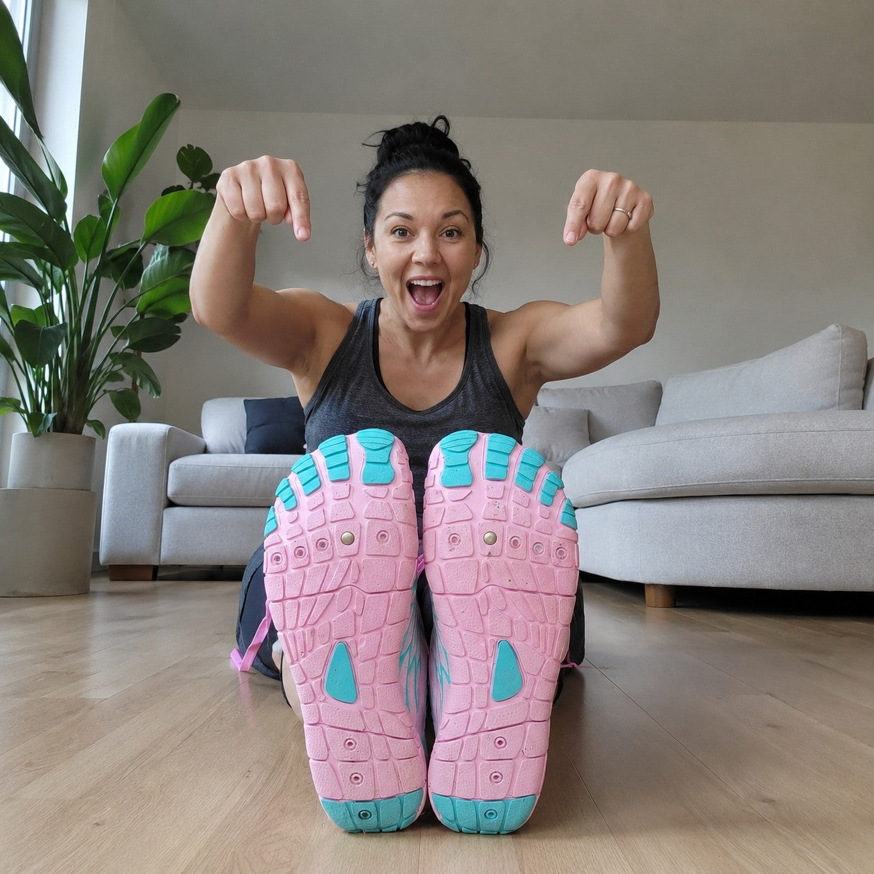 Verified customer review photo - Copper Grounding Barefoot Shoes