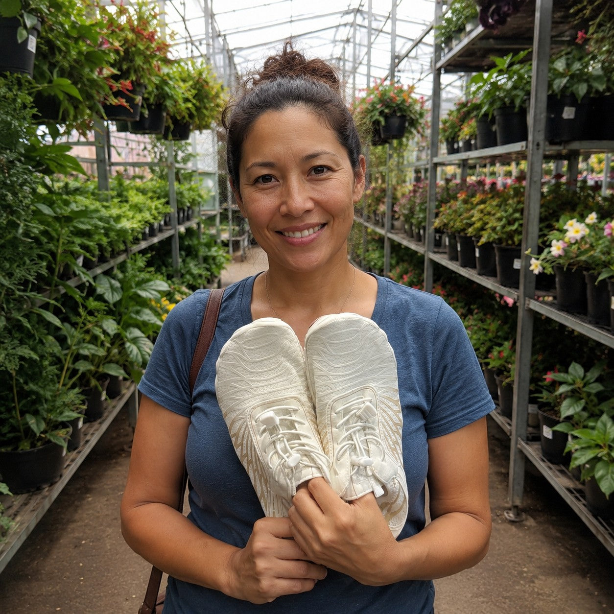 Verified customer review photo - Copper Grounding Barefoot Shoes